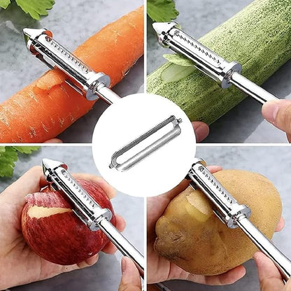 Stainless Steel Multifunctional Veggie Peeler