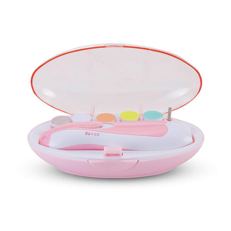 Premium LED Baby Nail Trimmer Set– Safe & Quiet Electric File with Light