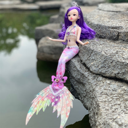 Drill Tail Mermaid Princess Doll