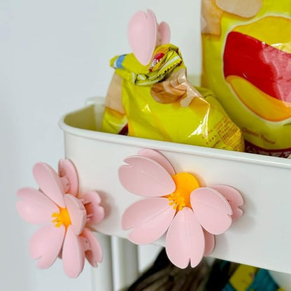 🌸Cute Flower Magnetic Clip – Holds Photos & Notes on Fridge, Perfect for Home & Office