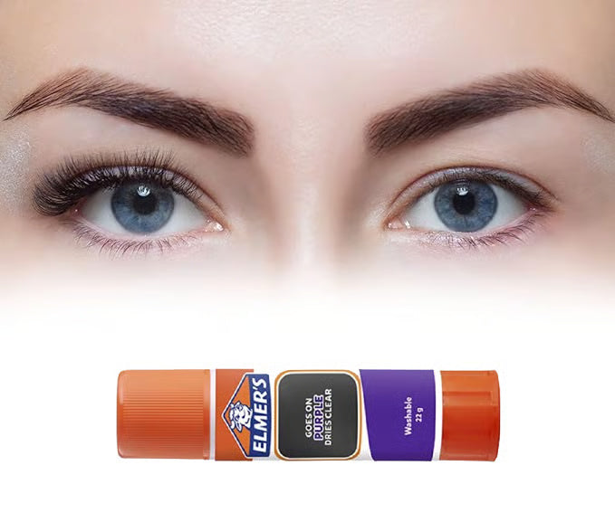 Washable Eyebrow Glue Stick – Safe, Non-Toxic & Washes Off Easily