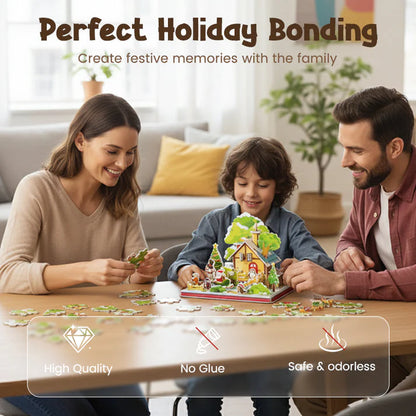 3D DIY Christmas Puzzle Kit