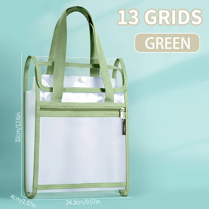 13 Pockets Document Organizer Portable File Bag