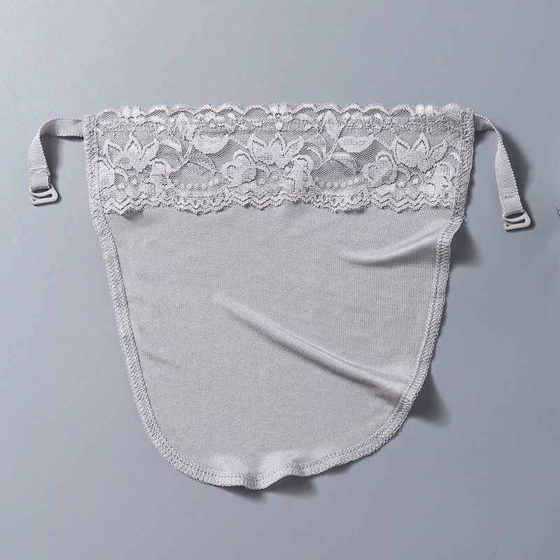 [4 PCS]Lace Seamless Chest Cover – V-Neck Layering Top, Adjustable & Anti-Slip, Summer Essential