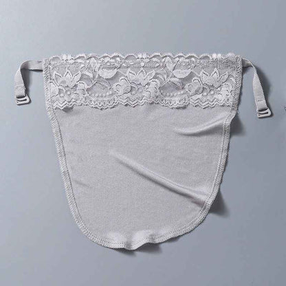 [4 PCS]Lace Seamless Chest Cover – V-Neck Layering Top, Adjustable & Anti-Slip, Summer Essential