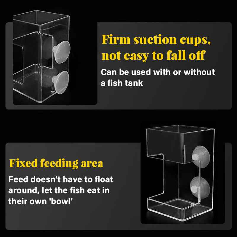 Self-Suspending Aquarium Feeder