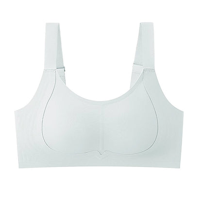 🐰Bunny Ear Cup Thin Bra – Minimizes Full Bust, Wireless & Seamless with Side Support