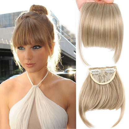 Seamless 3D Clip-In Bangs Hair Extensions