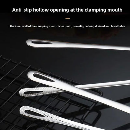 Kitchen food tongs, non-slip barbecue tongs