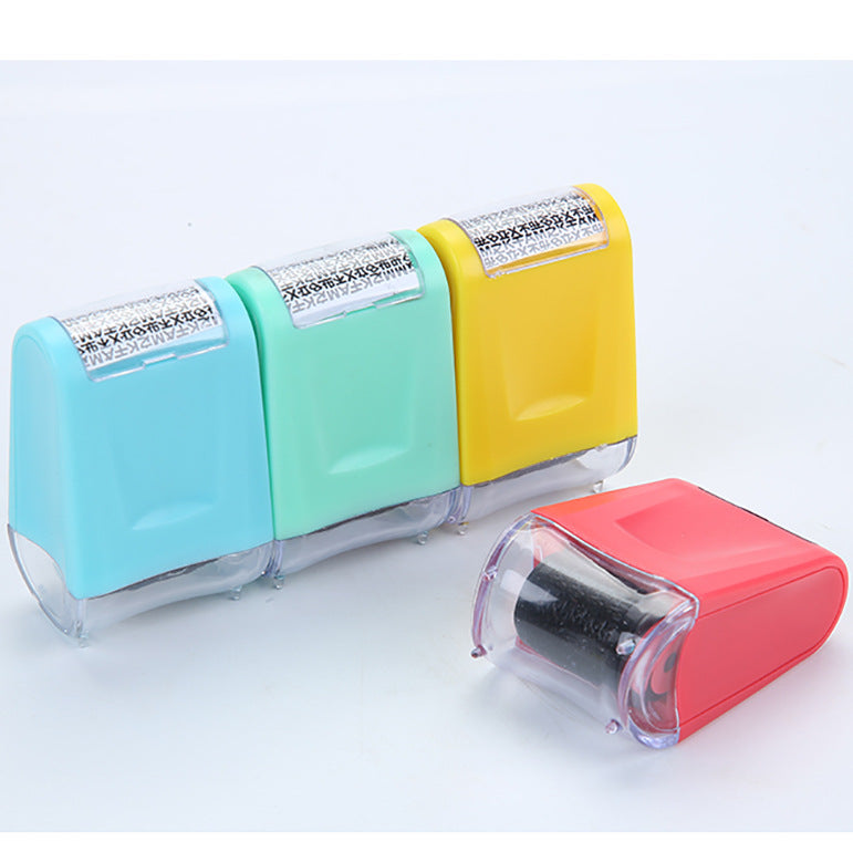 Privacy Protection Security Roller Stamp — Address & Billing Info Blocker