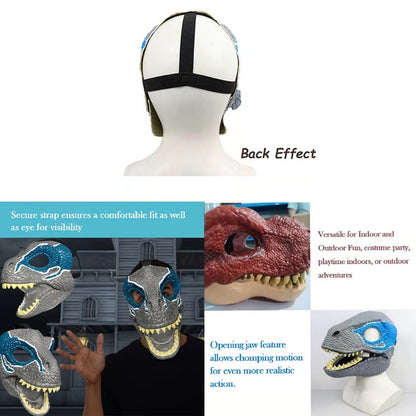 Dino Role-Play Mask with Moving Jaw