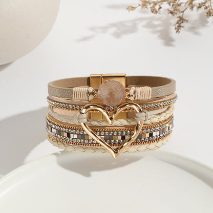 Bohemian Multi-layer Leather Bracelet Hand-woven Bracelet