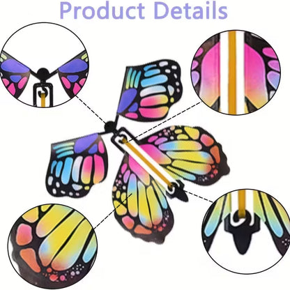 10pcs Magic Props Flying Magic Butterflies