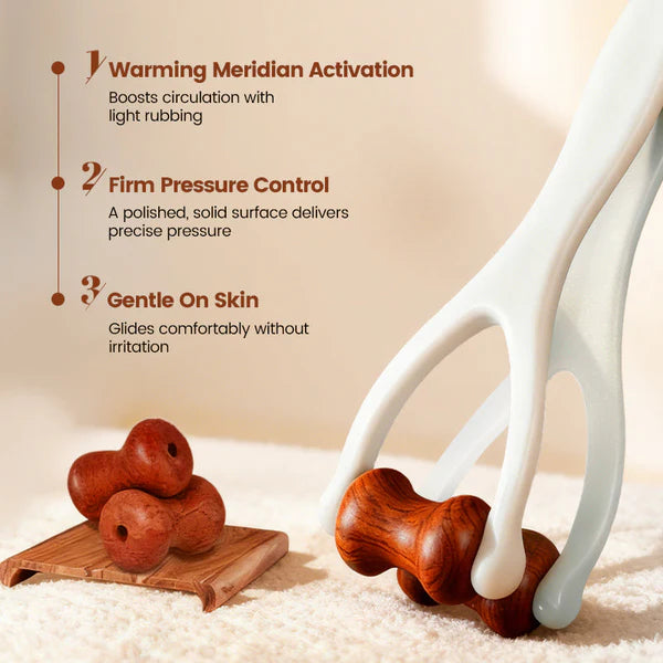 Bian Stone Finger & Palm Roller Massager