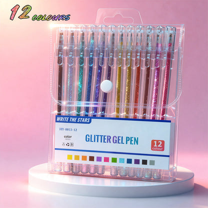 ✨Glitter Gel Pens – Sparkly Ink, Smooth Writing for Journaling & Card Making