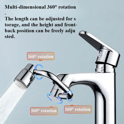 1440° Rotatable Faucet Aerator Extension