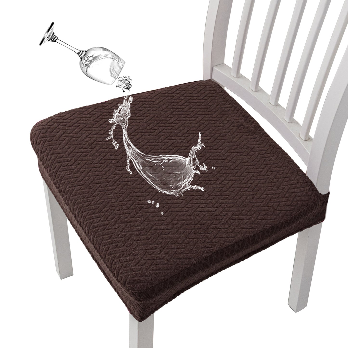 🪑Simple Waterproof Stretchy Chair Cover – Elastic, Anti-Slip & Easy to Clean, Water-Resistant for Quick Wipe 🛡️