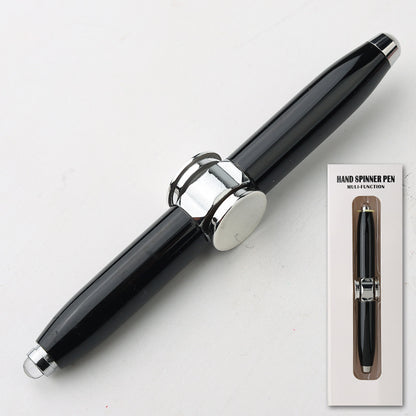 ✨Flash Fingertip Gyro Pen – Stress Relief & Writing 2-in-1, Spinning Design with LED Light, Fun for Office & Study