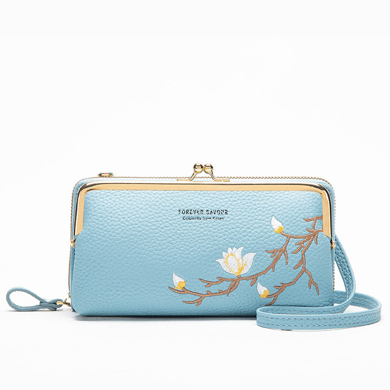 Elegant Embroidered Versatile Small Shoulder Bag