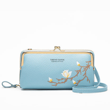 Elegant Embroidered Versatile Small Shoulder Bag