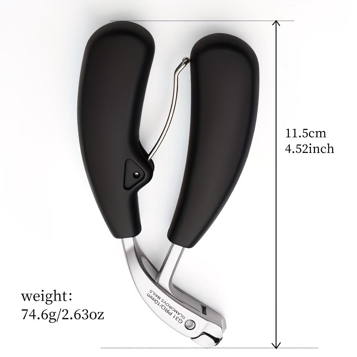 Stainless Steel Curved Anti-Splash Nail Clipper