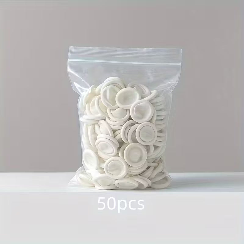 50pcs Silicone Finger Cots | Durable & Reusable,Anti-Static Finger Protectors