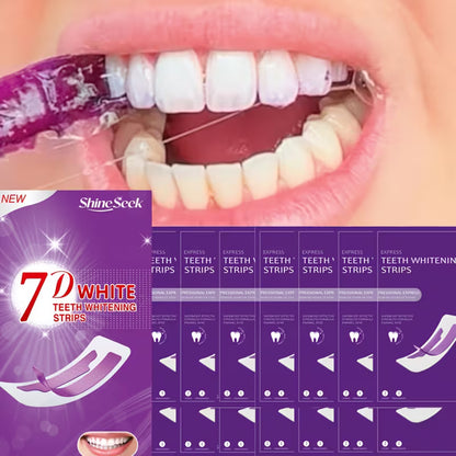 Purple Teeth Strips Daily Travel Use Teeth Whitening Strips