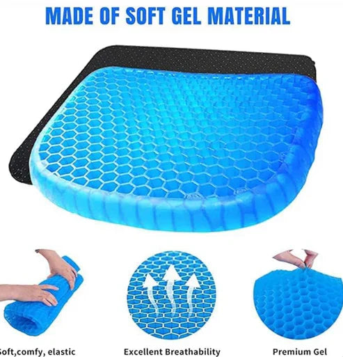 Pressure Relief Gel Cushion for Cars and Seats