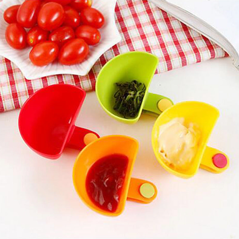 Dip Clip Bowl Plate Holder(4 Pcs/Set)