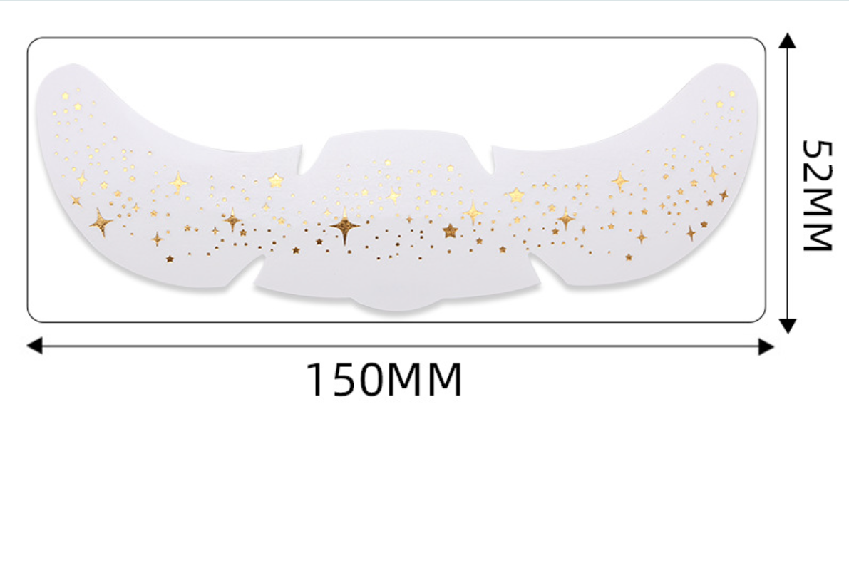 Gold foil freckle stickers, waterproof