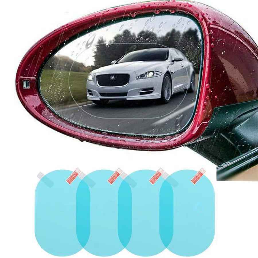 [4 PCS]Car Rear View Mirror Waterproof Film