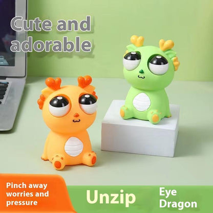 Pop-Eye Dragon Squeeze Toy – Eyes Pop Out, Stress Relief