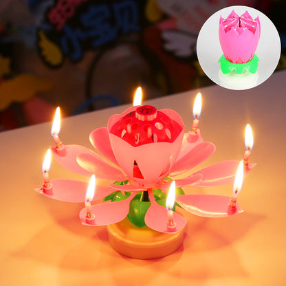 Magic Flower Musical Birthday Candle