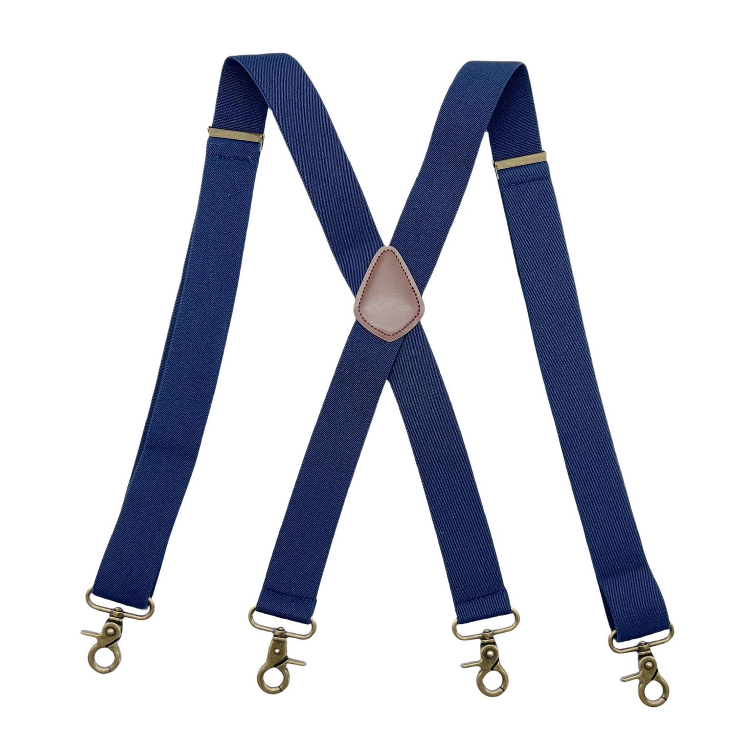 High Quality--Adjustable X-Type Unisex Four-Clip Suspenders