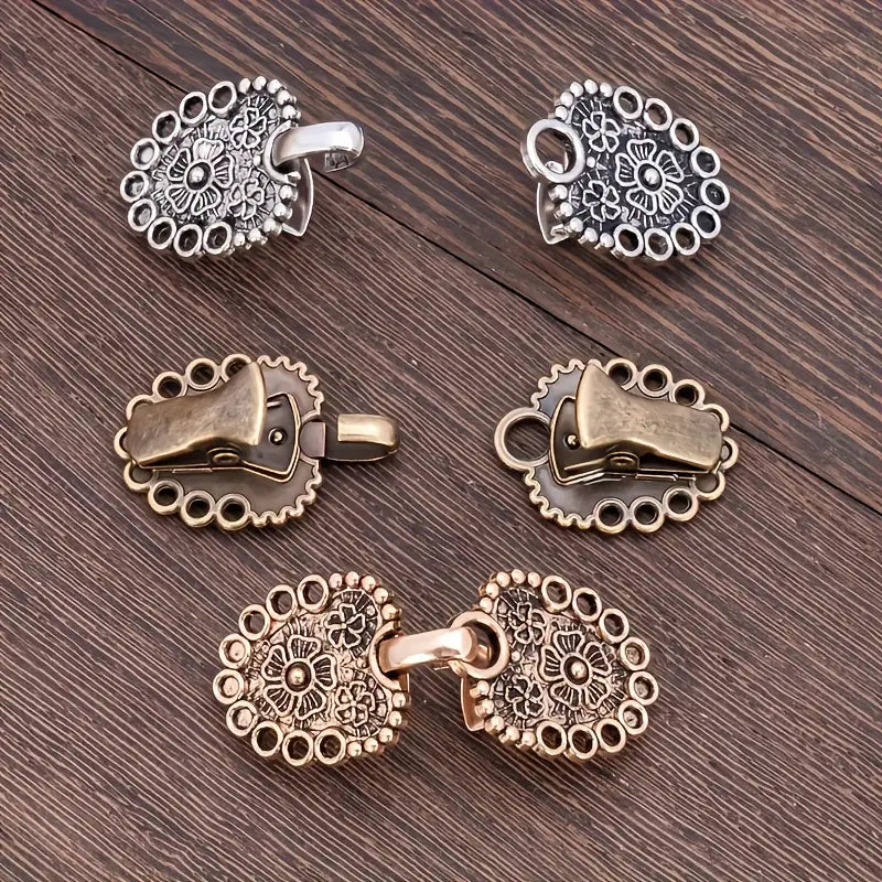 Vintage Swirl Sweater Clips for Scarves, Shawls, and Dress Shirts