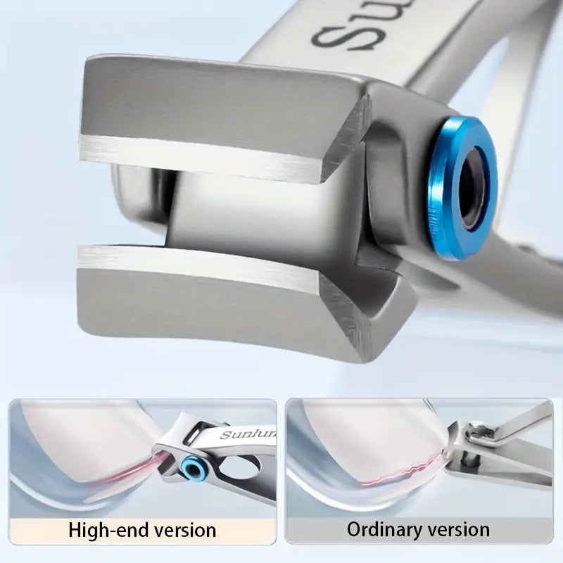 Premium Stainless Steel Nail Clippers - Sharp, Precise Edge for Fingernails & Toenails
