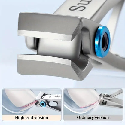 Premium Stainless Steel Nail Clippers - Sharp, Precise Edge for Fingernails & Toenails