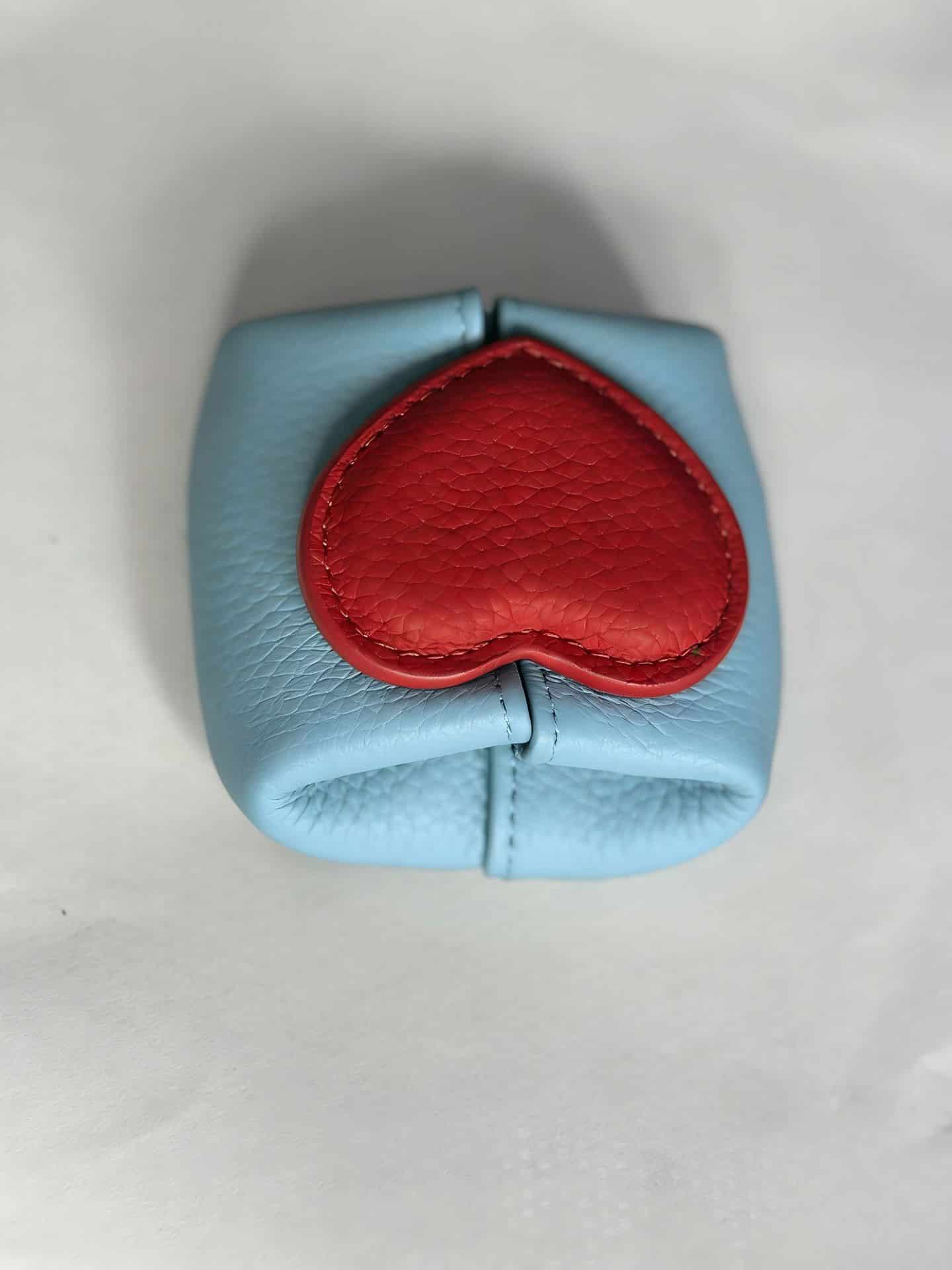 ❤️Sweetheart Mini Leather Pouch – Heart-Shaped & Compact, Jewelry & Coin Organizer, Multi-Purpose Pouch