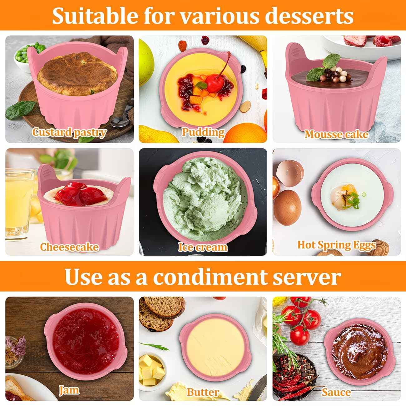 Non-Stick Baking Molds for Air Fryers and Steaming