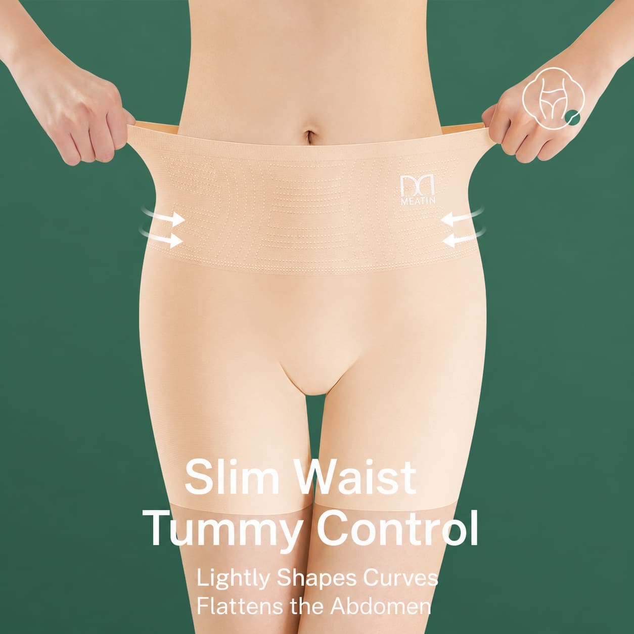Ice Silk High Waist Shaper Shorts｜Cool, Breathable & Tummy Control