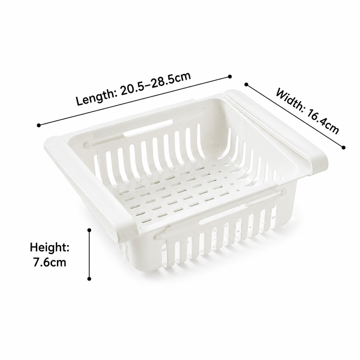 Extendable Refrigerator Storage Basket