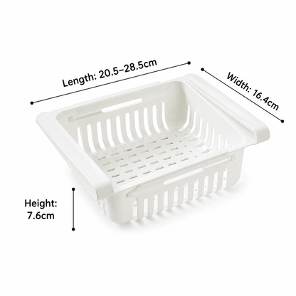 Extendable Refrigerator Storage Basket