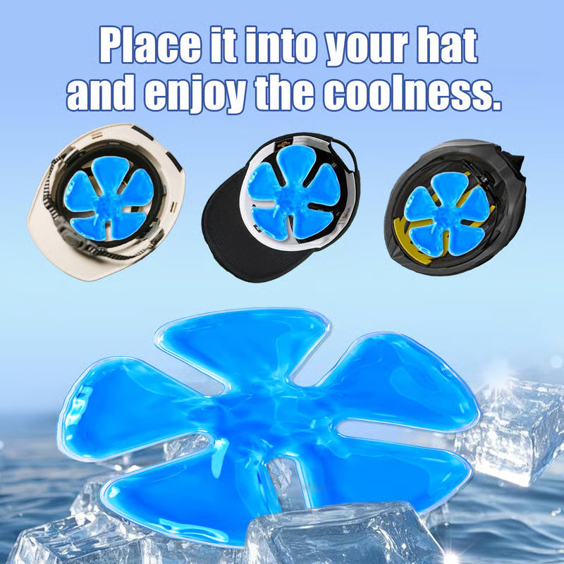 🧊Reusable Gel Ice Pack Hat Inserts for Head Cooling