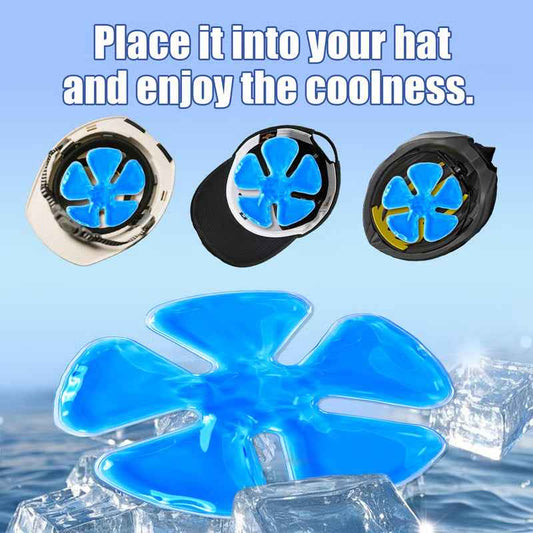 🧊Reusable Gel Ice Pack Hat Inserts for Head Cooling