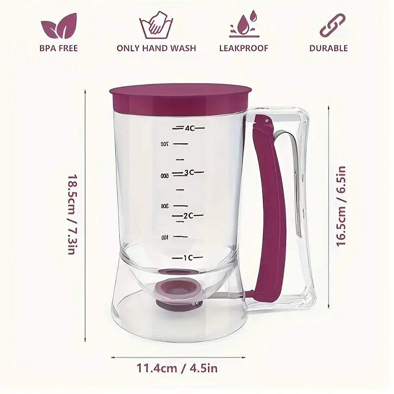 Pancake Cupcake Batter Dispenser