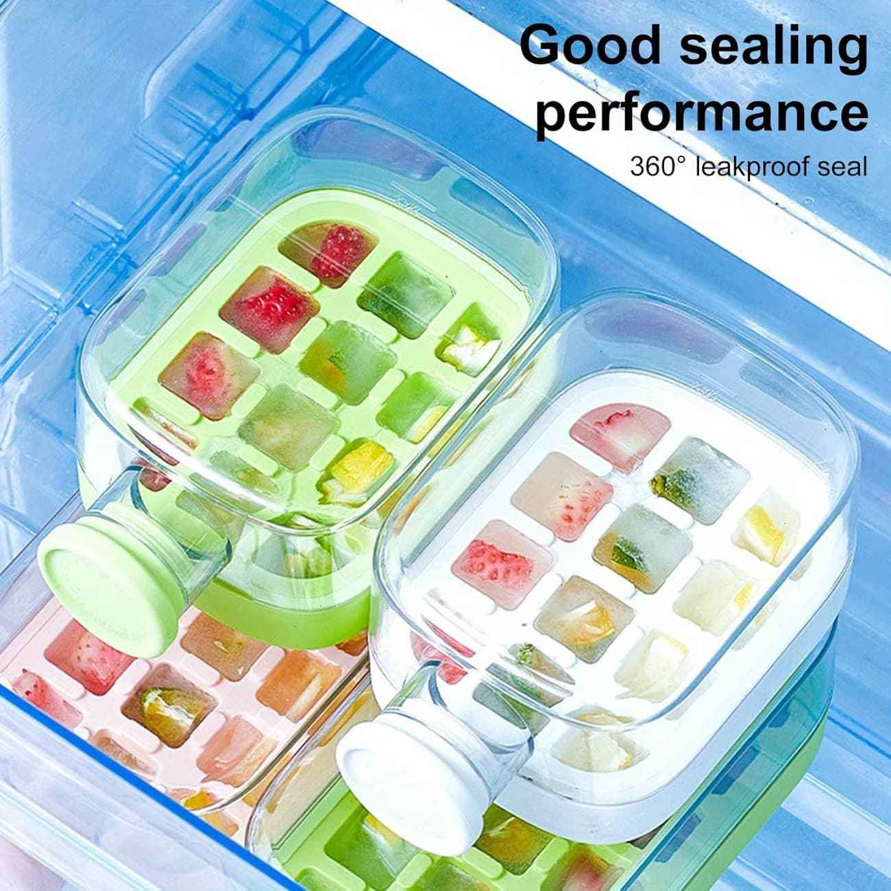 ❄️ 2-in-1 Ice Cube Maker Bottle – Enjoy Cold Drinks Anytime!