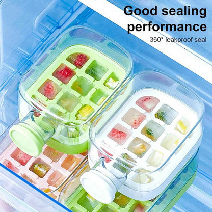 ❄️ 2-in-1 Ice Cube Maker Bottle – Enjoy Cold Drinks Anytime!