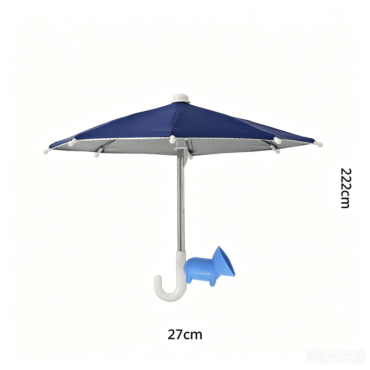 Universal Adjustable Phone Umbrella & Suction Cup Stand – Sun & Rain Protection, Sturdy Suction Mount for Outdoor Use