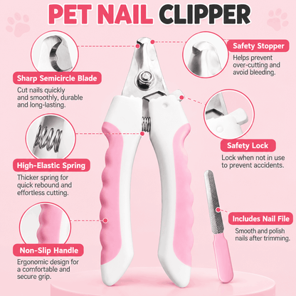 Multi-Purpose Pet & Poultry Nail Clipper – Wide Jaw Slanted Blade