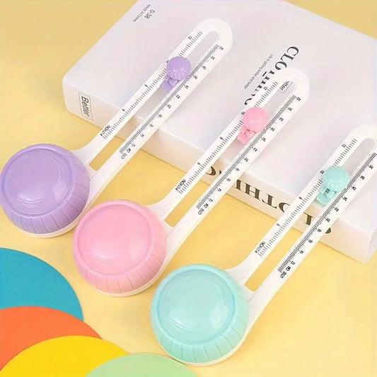 Adjustable 360-degree circular paper cutter is suitable for DIY art projects, card making, and handicrafts